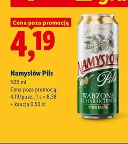 Lidl Piwo Namysłów Pils oferta