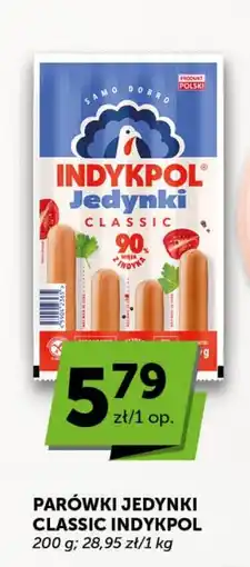 Groszek Parówki Jedynki Classic Indykpol oferta