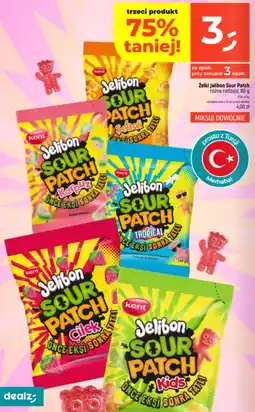 Dealz Żelki Jelibon Sour Patch oferta