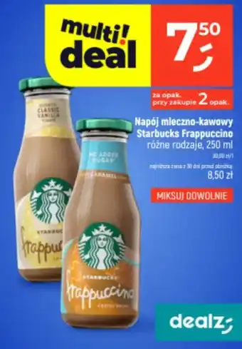 Dealz Napój mleczno-kawowy Starbucks Frappuccino oferta