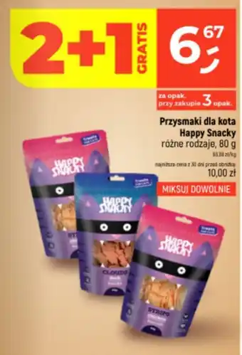 Dealz Przysmaki dla kota Happy Snacky oferta