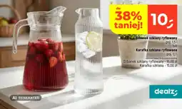 Dealz Dzbanek szklany ryflowany oferta