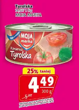 Prim Market Konserwa Tyrolska MOJA MARKA oferta