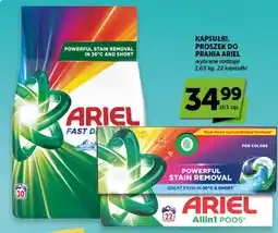 Groszek KAPSUŁKI, PROSZEK DO PRANIA ARIEL oferta