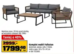 OBI Komplet mebli Folkston oferta