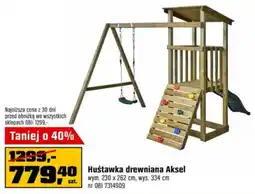 OBI Huśtawka drewniana Aksel oferta