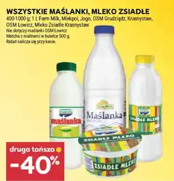 Stokrotka Wszystkie maślanki, mleko zsiadłe oferta