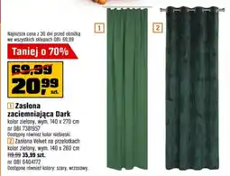 OBI Zasłona zaciemniająca Dark oferta