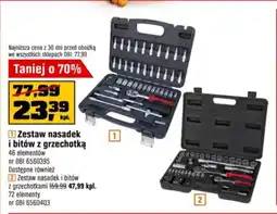 OBI Zestaw nasadek i bitów z grzechotką oferta