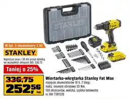 OBI Wiertarko-wkrętarka Stanley Fat Max oferta