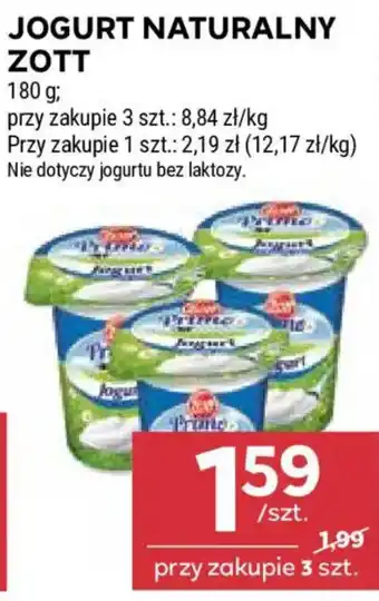 Stokrotka Jogurt Naturalny Zott oferta