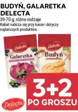 Stokrotka Budyń, Galaretki Delecta oferta