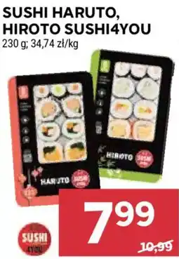 Stokrotka Sushi Haruto, Hiroto Sushi4You oferta