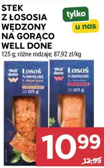 Stokrotka STEK Z ŁOSOSIA WĘDZONY NA GORĄCO WELL DONE oferta