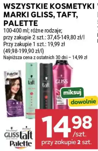 Stokrotka Kosmetyki marki Gliss, Taft, Palette oferta