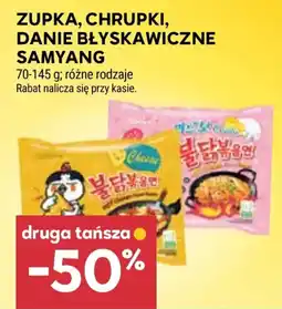 Stokrotka Market Zupka, chrupki, danie błyskawiczne Samyang oferta