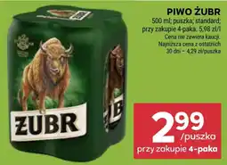 Stokrotka Market Piwo Żubr oferta