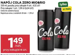 Stokrotka Market NAPÓJ COLA ZERO MIO&RIО oferta
