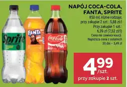 Stokrotka Market Napój Coca-Cola, Fanta, Sprite oferta