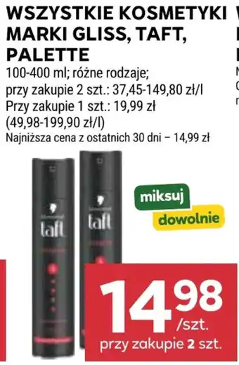 Stokrotka Market Kosmetyki marki Gliss, Taft, Palette oferta