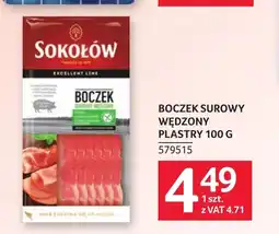 Selgros Boczek surowy Sokołów oferta