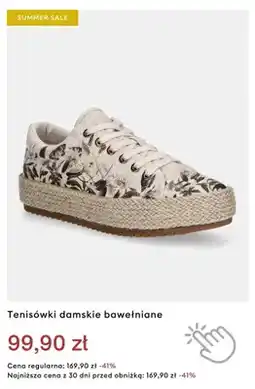 Medicine Tenisówki damskie bawełniane oferta