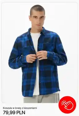 Cropp Koszula w kratę z kieszeniami Cropp oferta