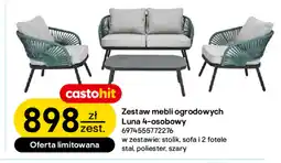 Castorama Zestaw mebli ogrodowych Luna oferta