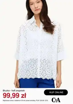 C&A Bluzka - haft angielski C&A oferta