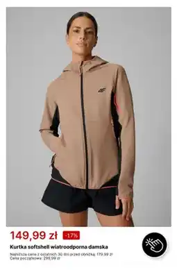 4F Kurtka softshell wiatroodporna damska 4F oferta