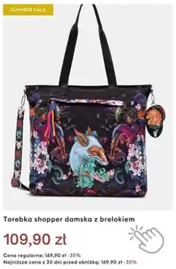 Medicine Torebka shopper damska z brelokiem oferta