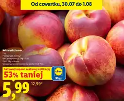 Lidl Nektarynki Plus-Plus oferta