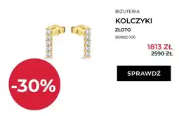 Briju Kolczyki złote Briju oferta