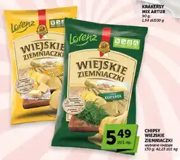 ABC Chipsy Wiejskie Ziemniaczki Masło z solą oferta