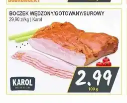 Słoneczko Boczek wędzony Karol oferta