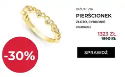 Briju Pierścionek złoty z cyrkoniami Briju oferta