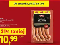 Lidl Frankfurterki Pikok oferta