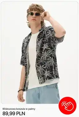 Cropp Koszula wiskozowa w palmy Cropp oferta