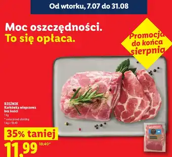 Lidl Karkówka Rzeźnik oferta