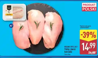ALDI Filet z piersi kurczaka Mięsne Specjały oferta