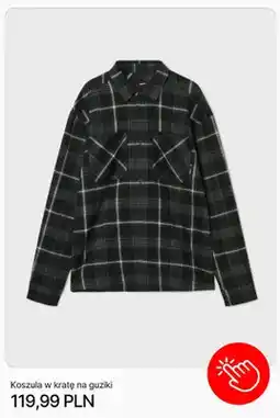 Cropp Koszula w kratę na guziki Cropp oferta