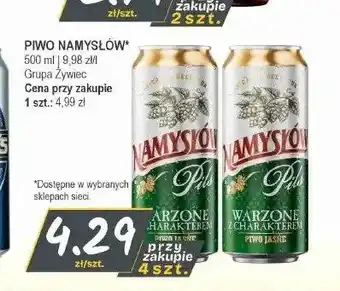 Słoneczko Piwo Namysłów Pils oferta