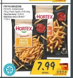 Słoneczko Frytki mrożone proste Hortex oferta