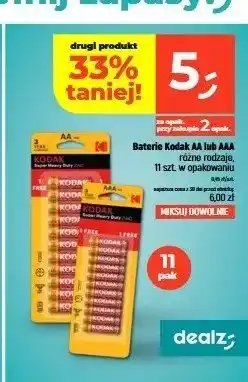 Dealz Baterie Kodak Super Heavy Duty AA 11-pak oferta
