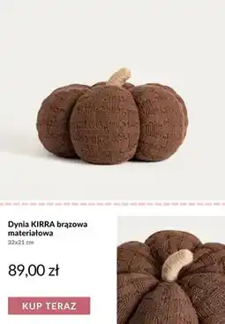 Homla Dynia materiałowa Kirra brązowa 32x21 cm oferta
