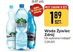 Społem Częstochowa Woda źródlana Żywiec Zdrój Delikatny Mus oferta