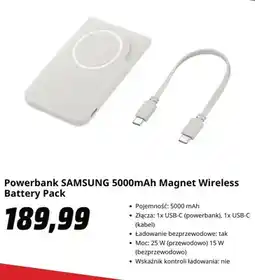 Media Markt Powerbank SAMSUNG Magnet Wireless Battery Pack oferta