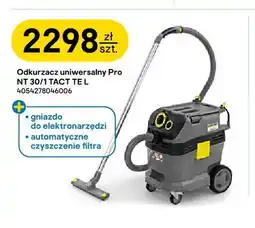Castorama Odkurzacz uniwersalny Pro Kärcher NT 30/1 TACT TE L oferta