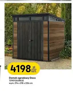 Castorama Domek ogrodowy Deco Keter oferta