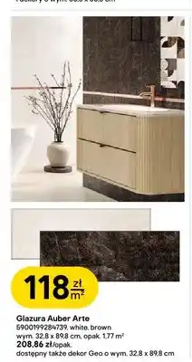 Castorama Glazura Auber Arte white Tubądzin oferta